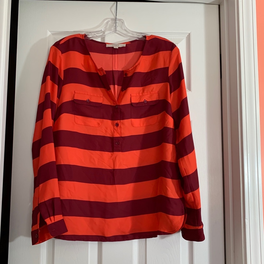 Loft Stripped Blouse